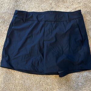 SPANX Women's Shorts - Navy Blue. Size medium